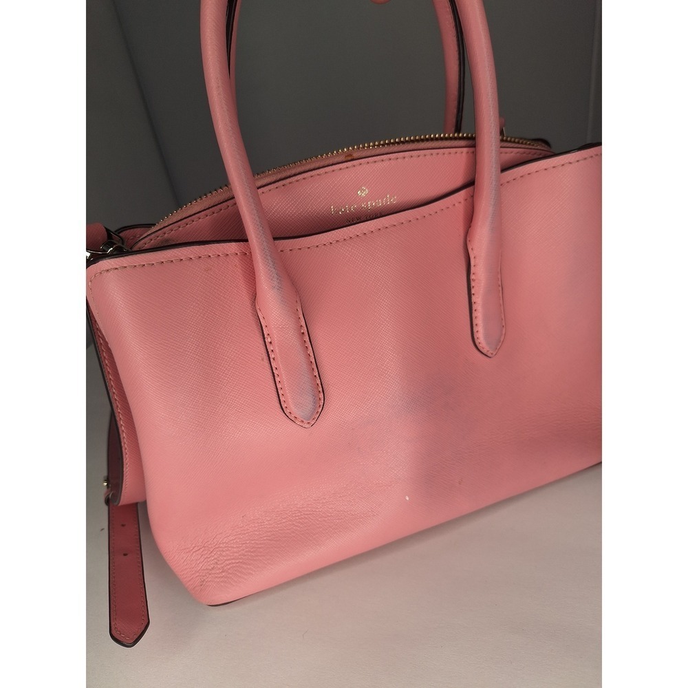 Kate Spade Pink Leather Top‎ Handle Crossbody Bag with Gold Hardware